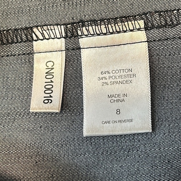 New York & Company Sexy Denim Pencil Skirt Size 8 - Picture 8 of 9